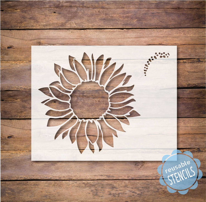 WallCutz  Sunflower / Reusable Stencil Stencil