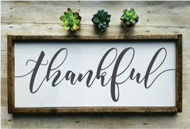 WallCutz  Thankful Stencil Stencil