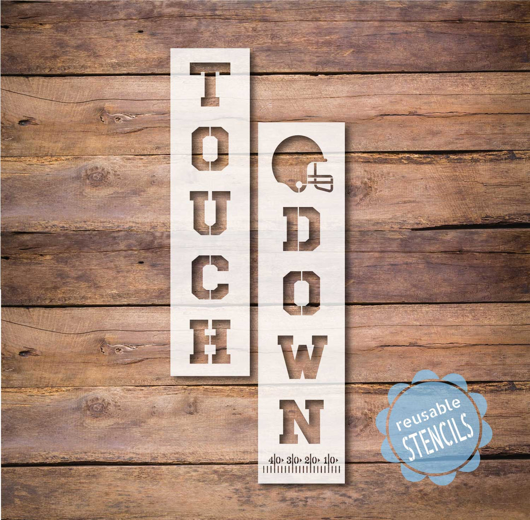 WallCutz  Touchdown Football / Porch Stencil Stencil