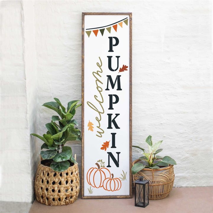 WallCutz  Welcome Pumpkin / Fall Porch Stencil Stencil