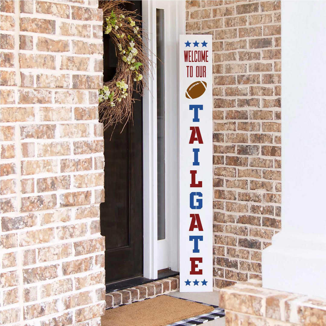 WallCutz  Welcome Tailgate / Football Porch Stencil Stencil