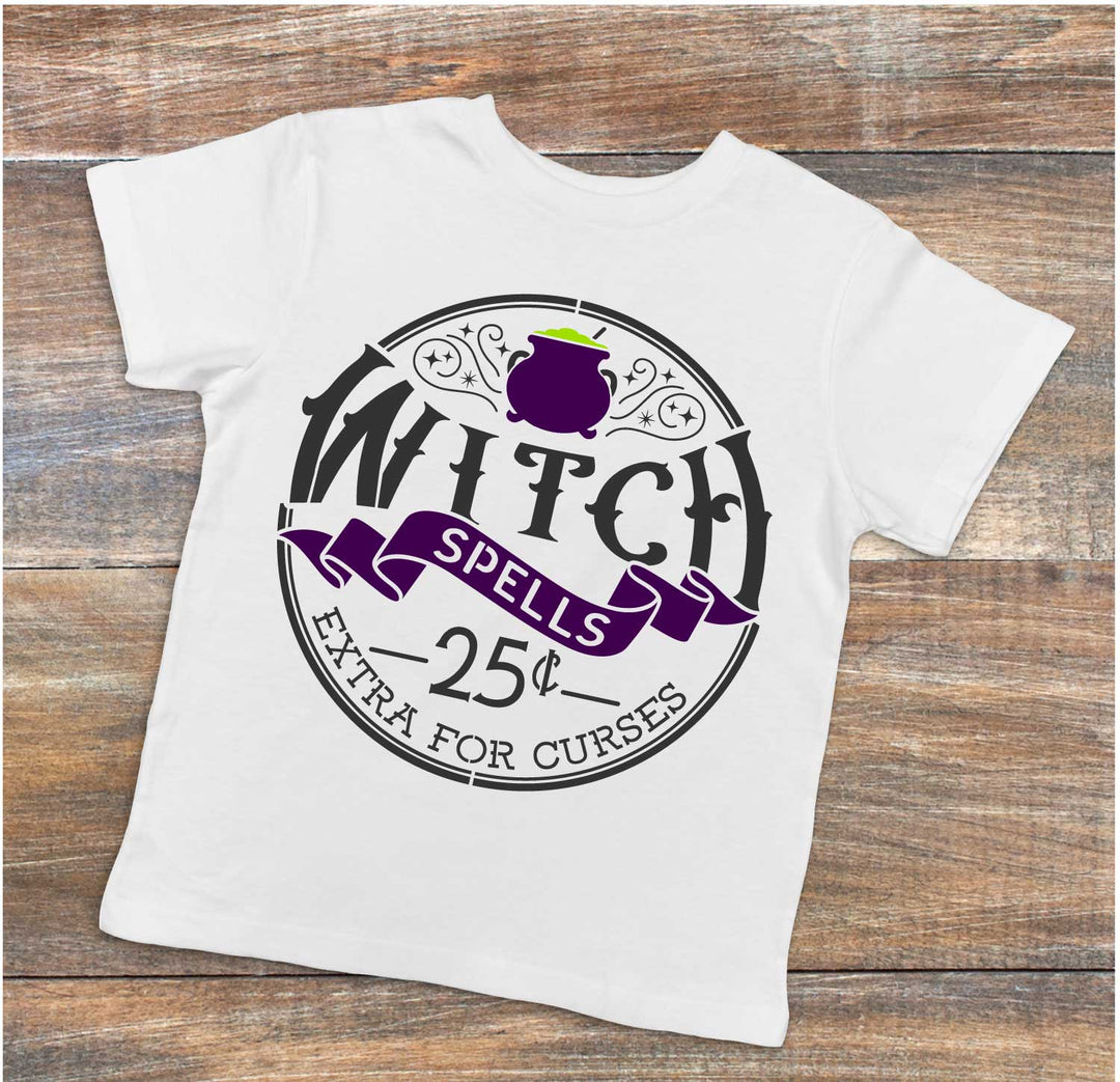 WallCutz  Witch Spells - halloween stencil Stencil