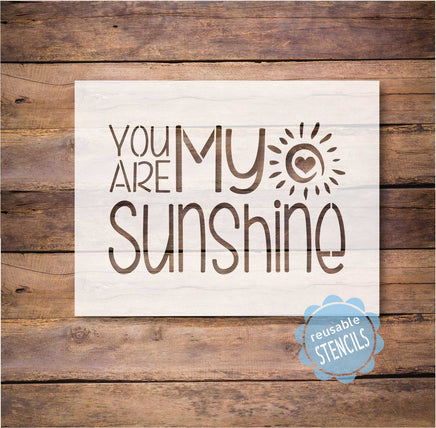 Sunshine on My Mind Chalk Couture Adhesive Mesh Stencil for Shirts Wood  Signs 